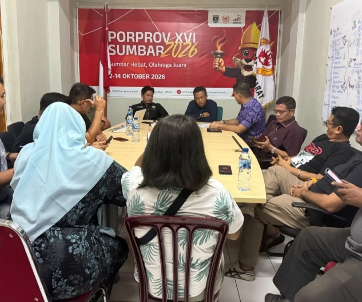 Kadispora Sambangi KONI Sumbar, Porprov Sesuai Jadwal 2-14 Oktober