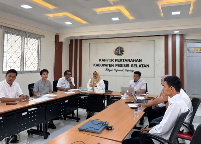 Kanwil BPN Sumbar Evaluasi Kinerja Kantah, Pelayanan Pertanahan Jadi Perhatian
