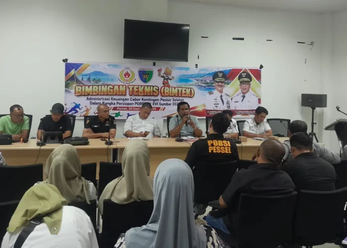 KONI Pessel Gelar Bimtek Administrasi Keuangan, Cabor Porprov Diminta Waspadai Penyimpangan Dana
