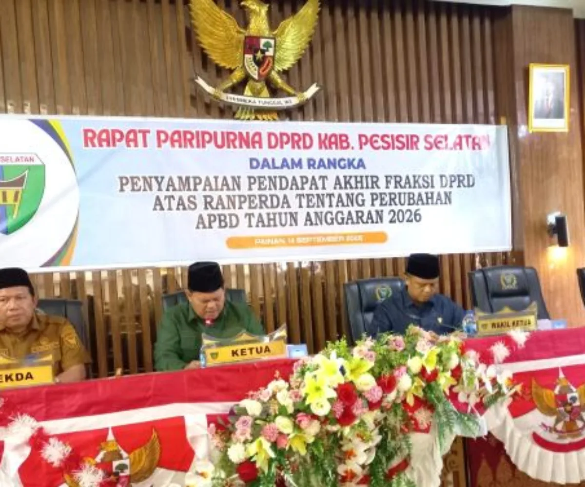 Seluruh Fraksi DPRD Pessel Minta Perubahan APBD 2026 Benar-benar Berpihak kepada Masyarakat