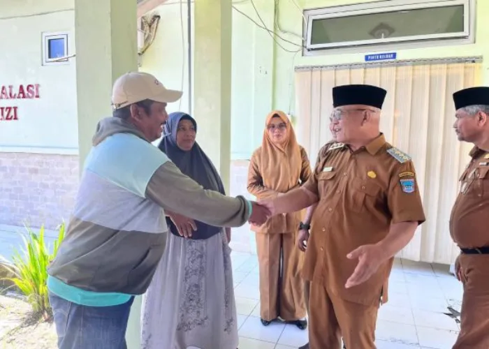Rombongan Bupati Temui Korban Serangan Buaya di RSUD