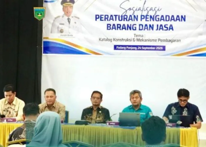 Pemko Sosialisasikan Katalog Konstruksi dan Mekanisme Pembayaran Pengadaan