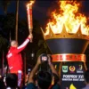 Hujan Deras Tak Padamkan Semangat Porprov XVI Sumbar, Api Obor Tetap Menyala