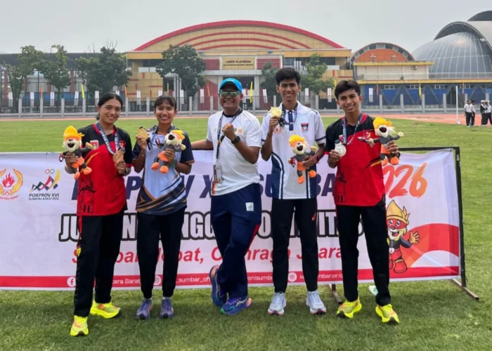 Kota Padang Pimpin Klasemen Atletik Porprov XVI Sumbar Hari Pertama