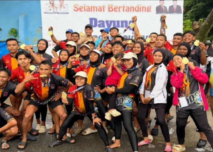 Padang Menggila di Dayung Porprov XVI Sumbar, Borong 7 Emas dalam Sehari