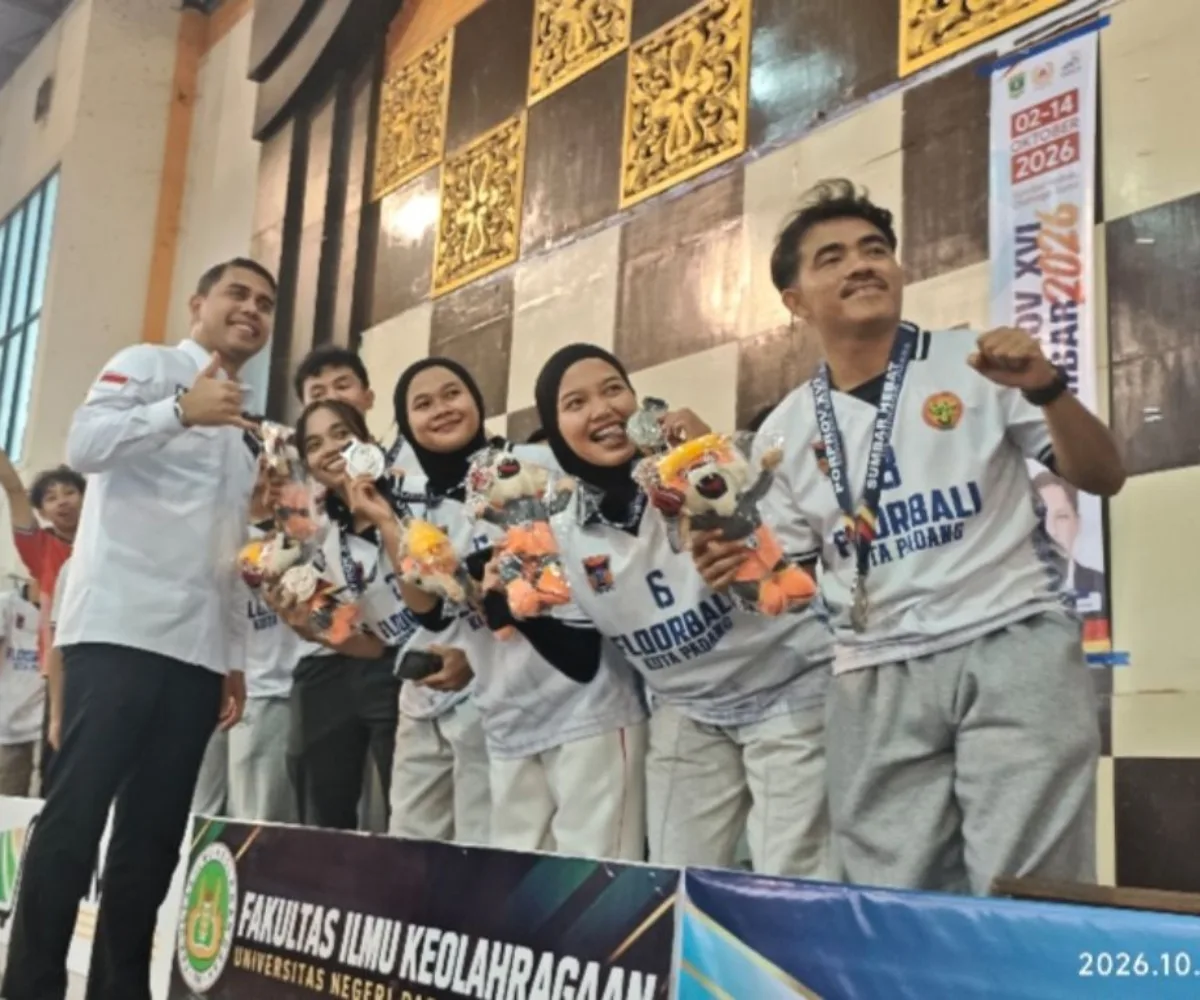 Padang, Dharmasraya dan Pasbar Berjaya di Floorball Porprov XVI Sumbar 2026