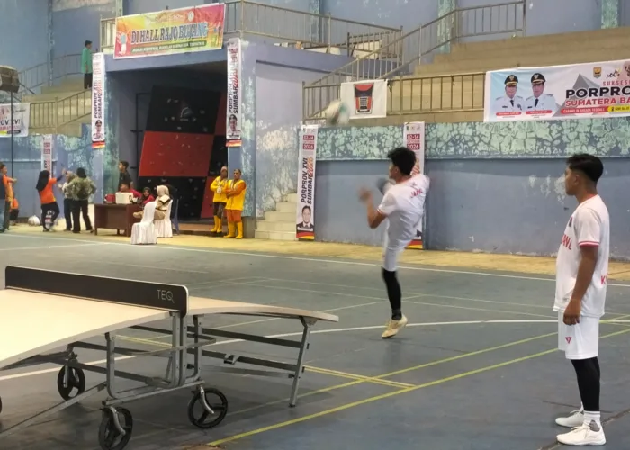 Turunkan 8 Atlet Teqball, Kontingen Teqball kota Padang Targetkan 4 Medali