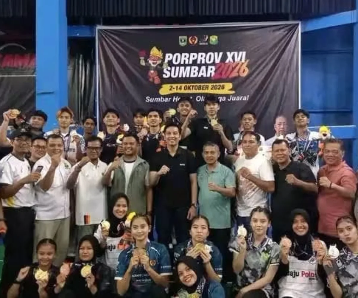 Atlet Bulutangkis kota Padang Koleksi Enam Medali pada Porprov XVI Sumbar