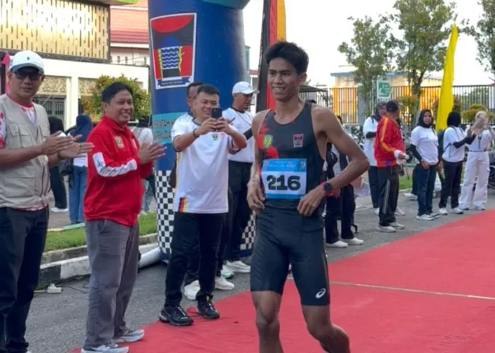Iqbal Syaputra Rajai Half Marathon Porprov Sumbar, Bidik Juara Borobudur Marathon