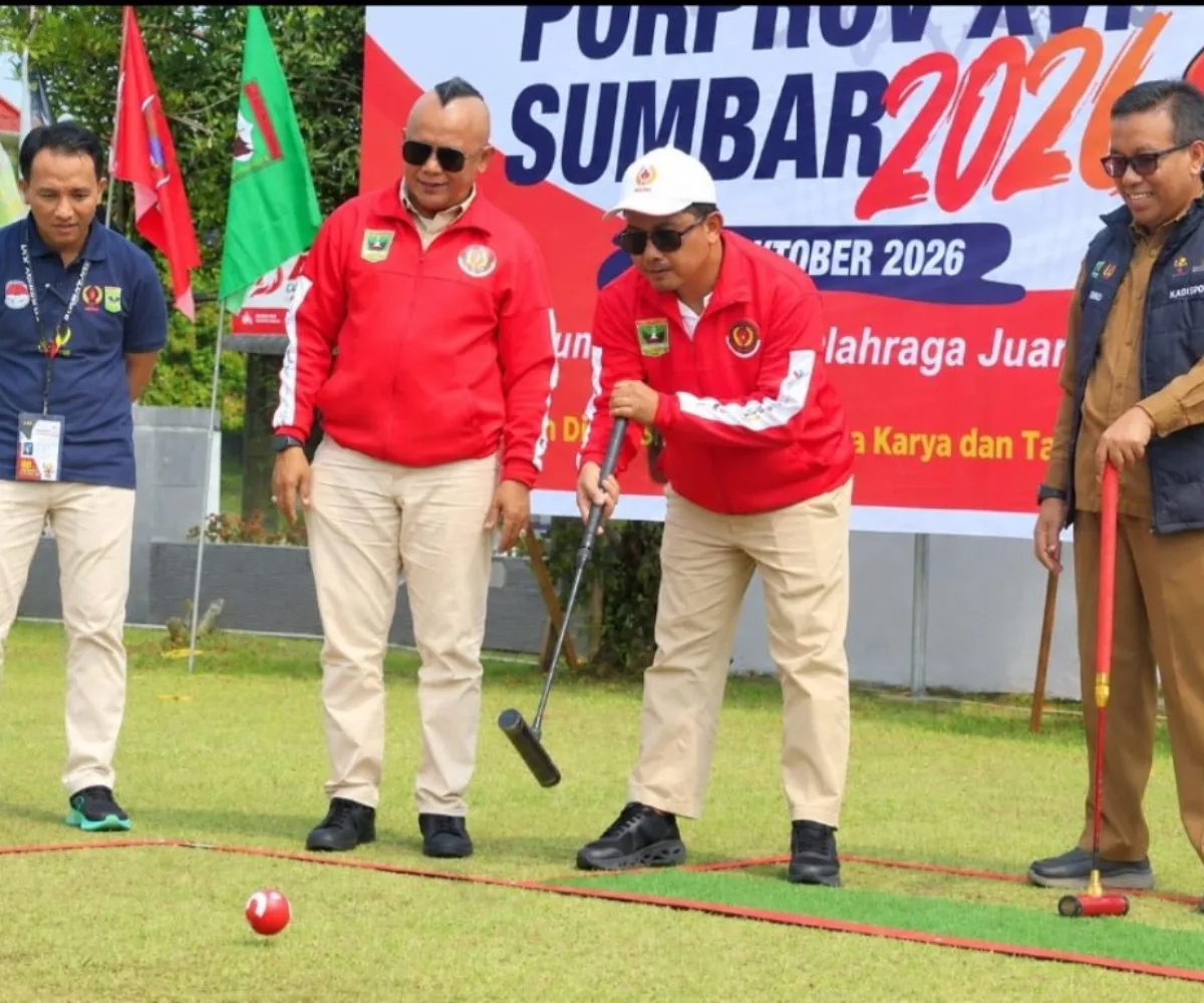 Hamdanus Buka Gateball Porprov XVI Sumbar, Emas Jadi Target Menuju PON 2028