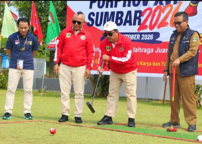 Hamdanus Buka Gateball Porprov XVI Sumbar, Emas Jadi Target Menuju PON 2028