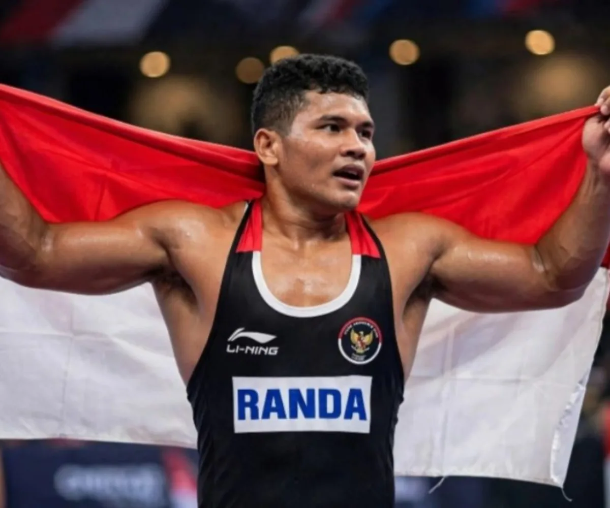 Pegulat Sumbar Randa Rian Desta Perkuat Tim Gulat Indonesia untuk AIMAG 2026