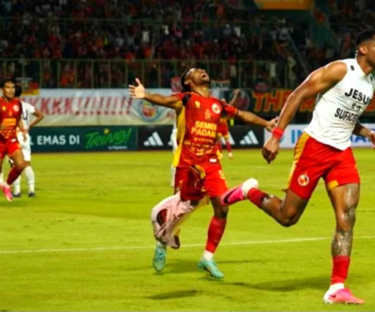 Gol Menit ke-89 Lawan  Sumsel United, Semen Padang FC Naik ke Posisi Tiga