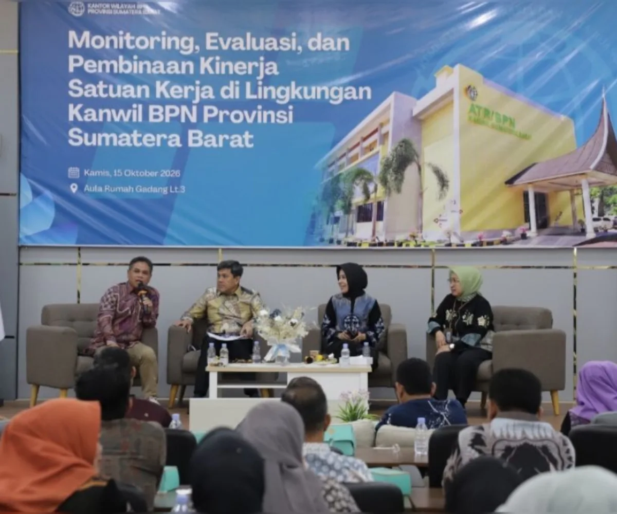 Perkuat Integritas dan Kinerja, Kanwil BPN Sumbar Terima Pembinaan Inspektorat Jenderal ATR/BPN