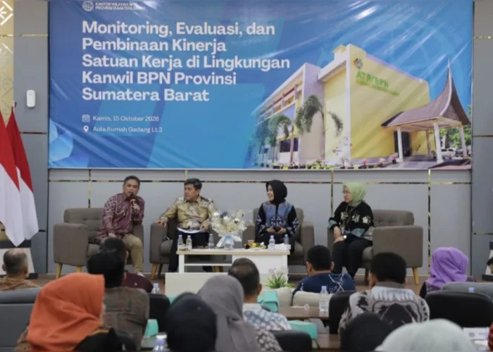 Perkuat Integritas dan Kinerja, Kanwil BPN Sumbar Terima Pembinaan Inspektorat Jenderal ATR/BPN