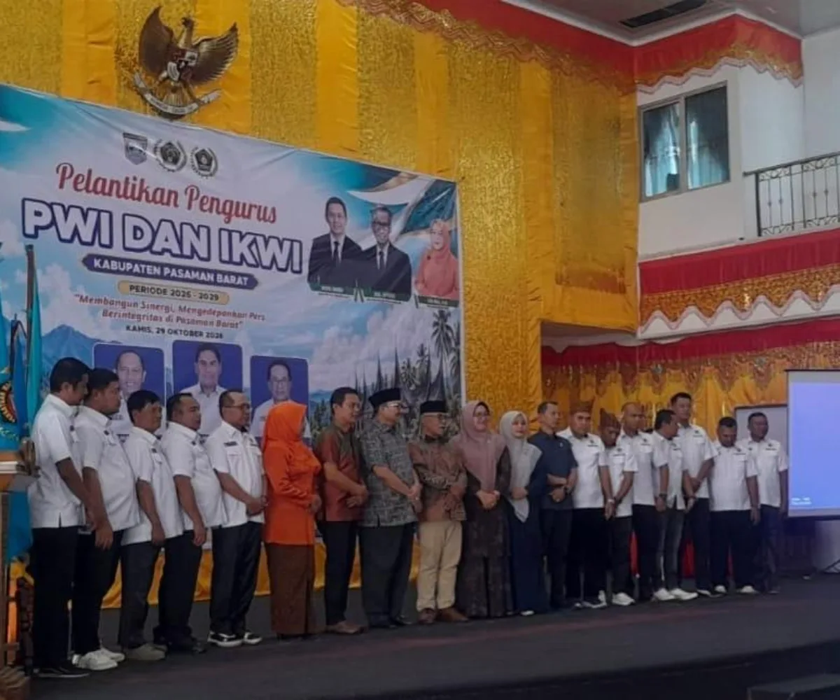 Pengurus PWI dan IKWI Pasaman Barat, Dilantik