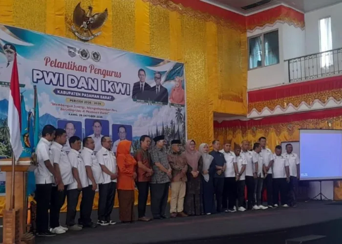 Pengurus PWI dan IKWI Pasaman Barat, Dilantik