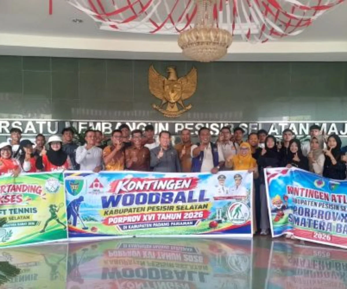 Sekda Zainal Arifin Lepas Tiga Cabor Pessel ke Porprov XVI, Saatnya Buktikan Mental Juara