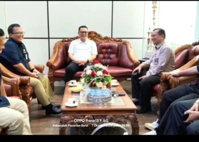 Kepala KPPN Lubuk Sikaping Bersilaturahmi ke Kantor Kementerian Agama Pasaman Barat
