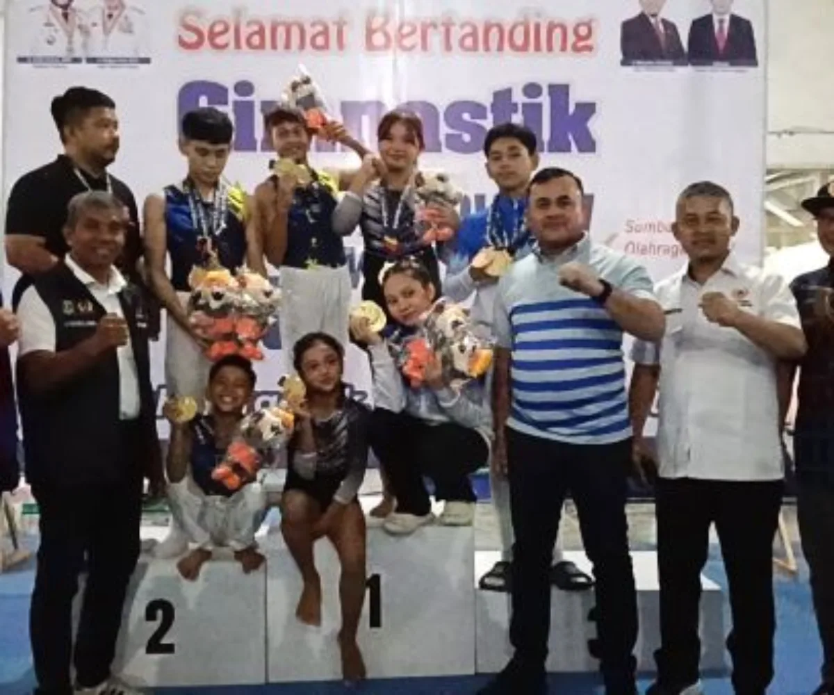Atlet Gimnastik Kota Padang Tampil Gemilang, Sabet 8 Emas 1 Perunggu