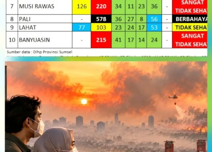Langit Tak Lagi Biru di Palembang