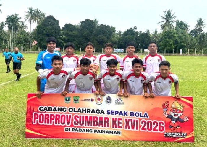 Padang Tekuk Agam 4-0, Peluang Raih Emas Sepakbola Terbuka, Mastilizal Aye Siapkan Bonus Rp5 Juta