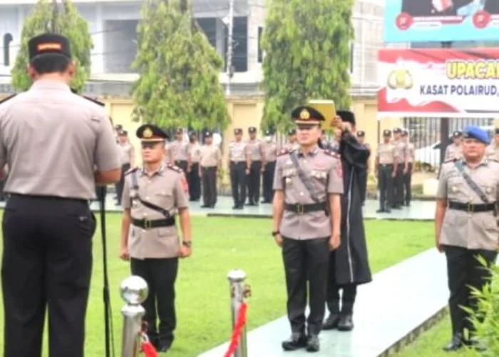 Kapolres Pasaman Barat, Pimpin Sertijab Kasat Polairud, Kapolsek Talamau, dan Kasiwas Polres