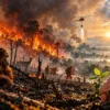 Langit yang Terbakar