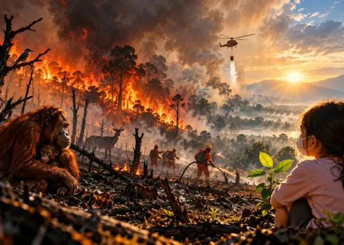 Langit yang Terbakar