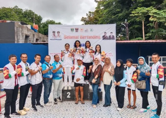 Cabang Akuatik Dharmasraya Sumbang Empat Medali di Porprov XVI
