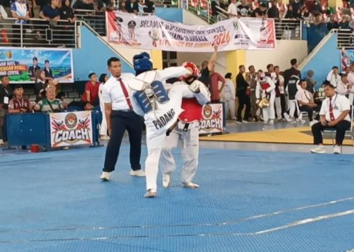 Berikan Motivasi, Erianto Minta Atlet Taekwondo Kota Padang Junjung Tinggi Sportifitas