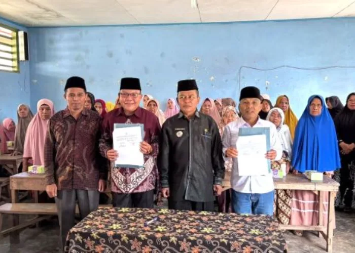 KUA Rao Selatan dan Nagari Lansek Kadok Barat Jalin Kerja Sama Program Keluarga Sakinah
