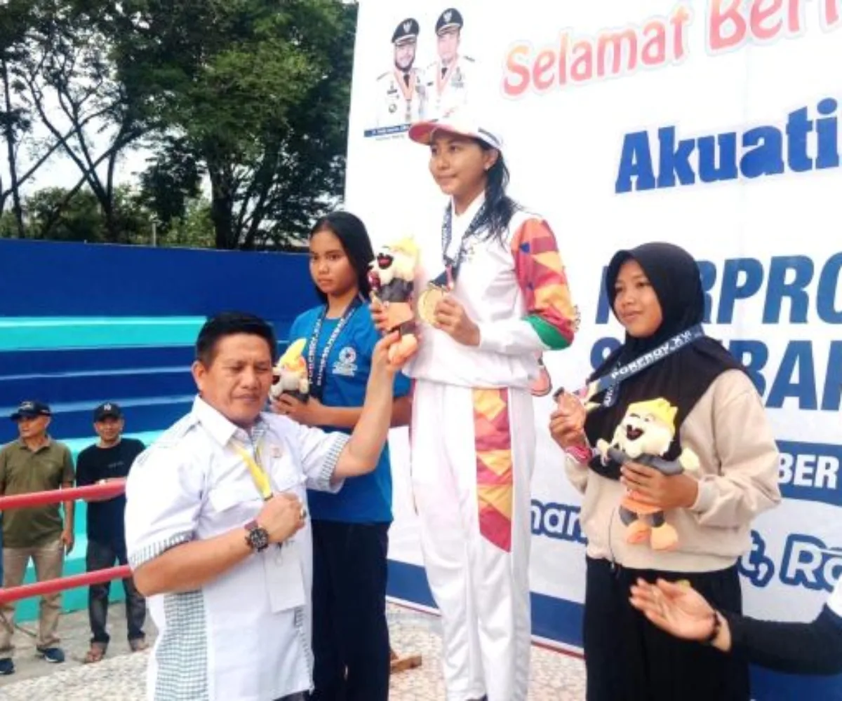 Dharmasraya Tambah Emas dari Cabor Akuatik Porprov XVI Sumbar