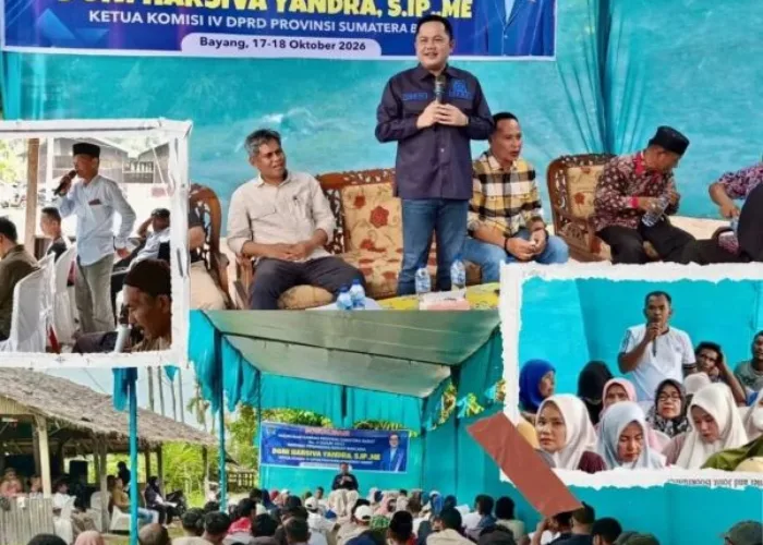Doni Harsiva Yandra Sosialisasikan Perda Penanggulangan Bencana di Nagari Koto Berapak
