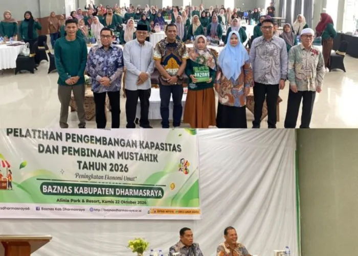 Baznas Dharmasraya Gelar Pelatihan Pengembangan Kapasitas 100 Orang Mustahik