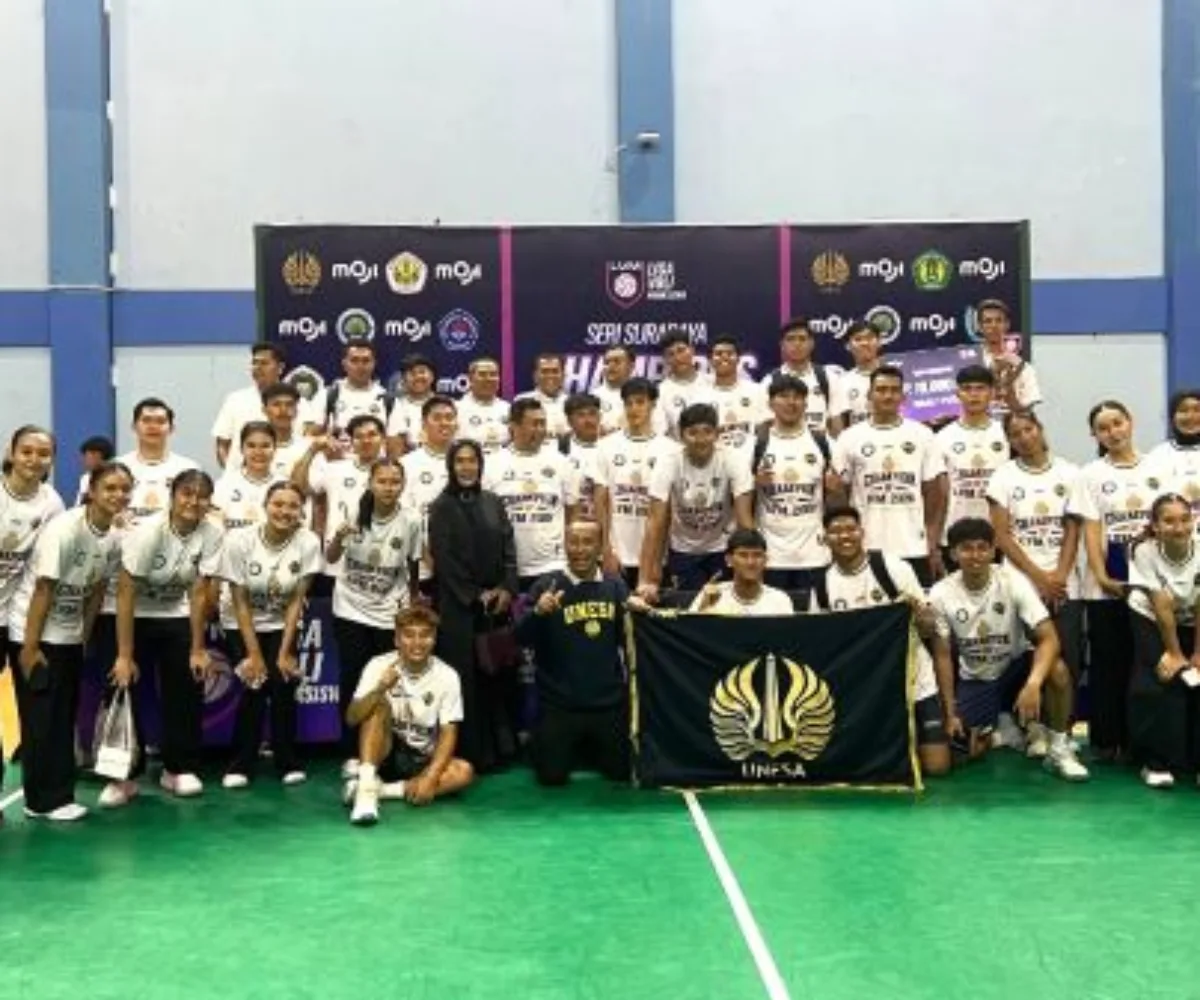 Jhon Abak Antar UNESA Surabaya Juara Liga Voli Mahasiswa 2026