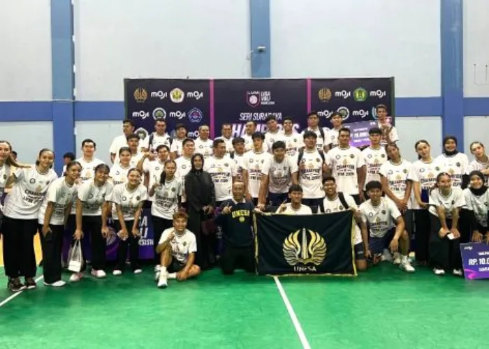Jhon Abak Antar UNESA Surabaya Juara Liga Voli Mahasiswa 2026